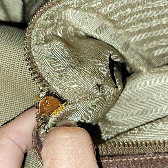 Prada canapa canvas tote bag - Picture 10 of 13